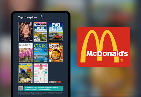 Pocketmags now available in McDonald's UK restaurants