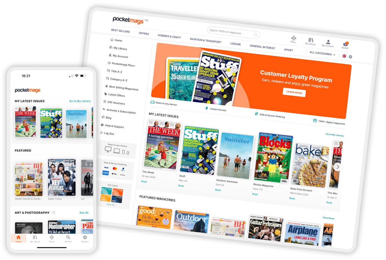 Pocketmags digital magazine newsstand